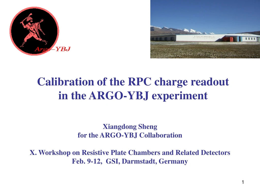 xiangdong sheng for the argo ybj collaboration n.