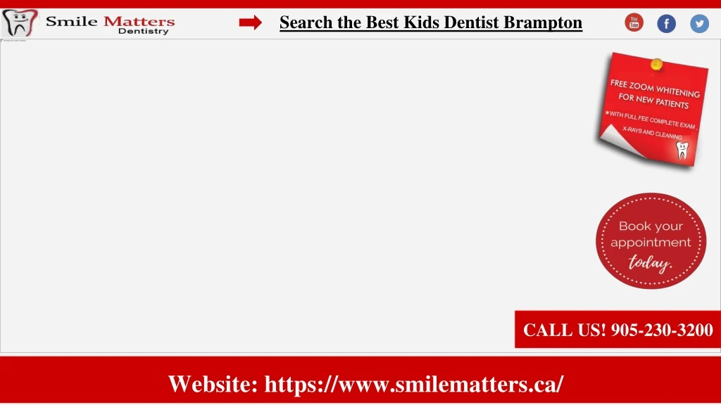 search the best kids dentist brampton n.