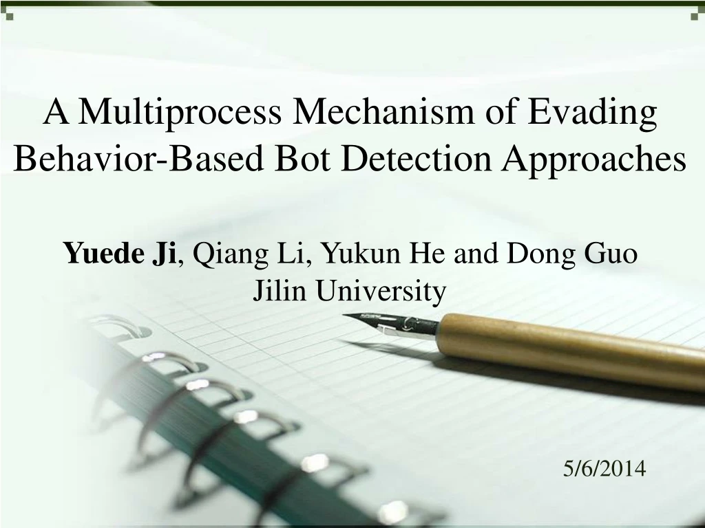 a multiprocess mechanism of evading behavior n.