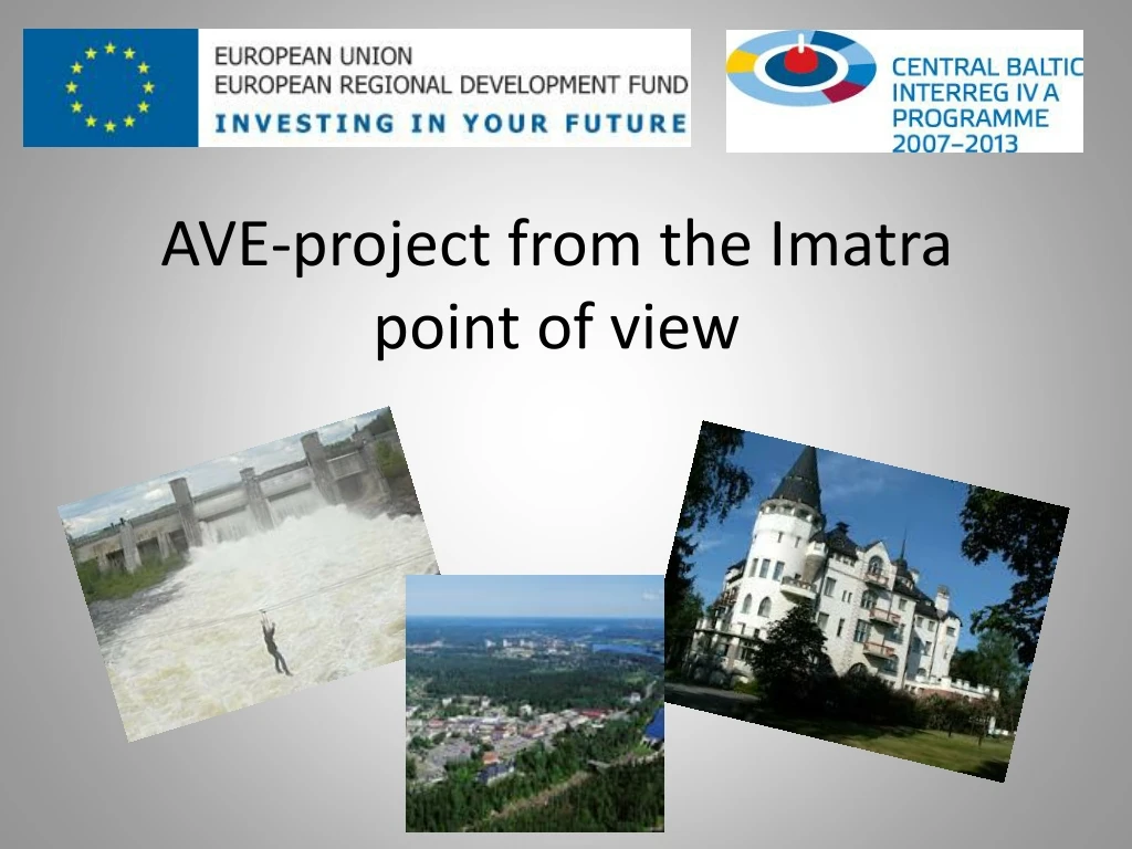 ave project from the imatra point of view n.