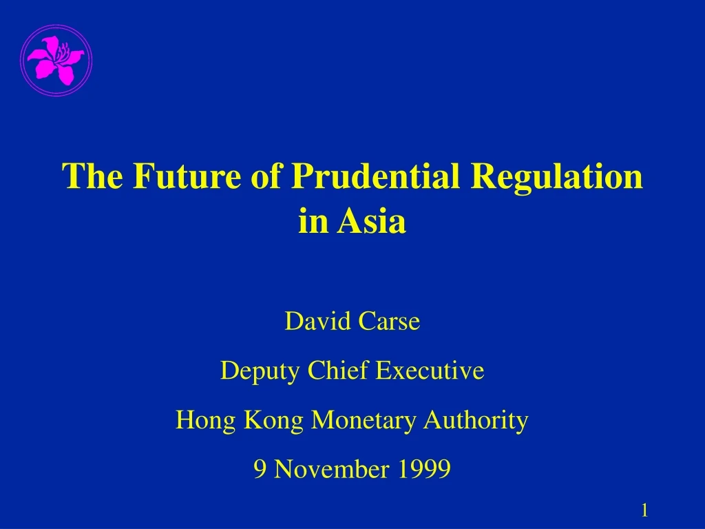 the future of prudential regulation in asia n.