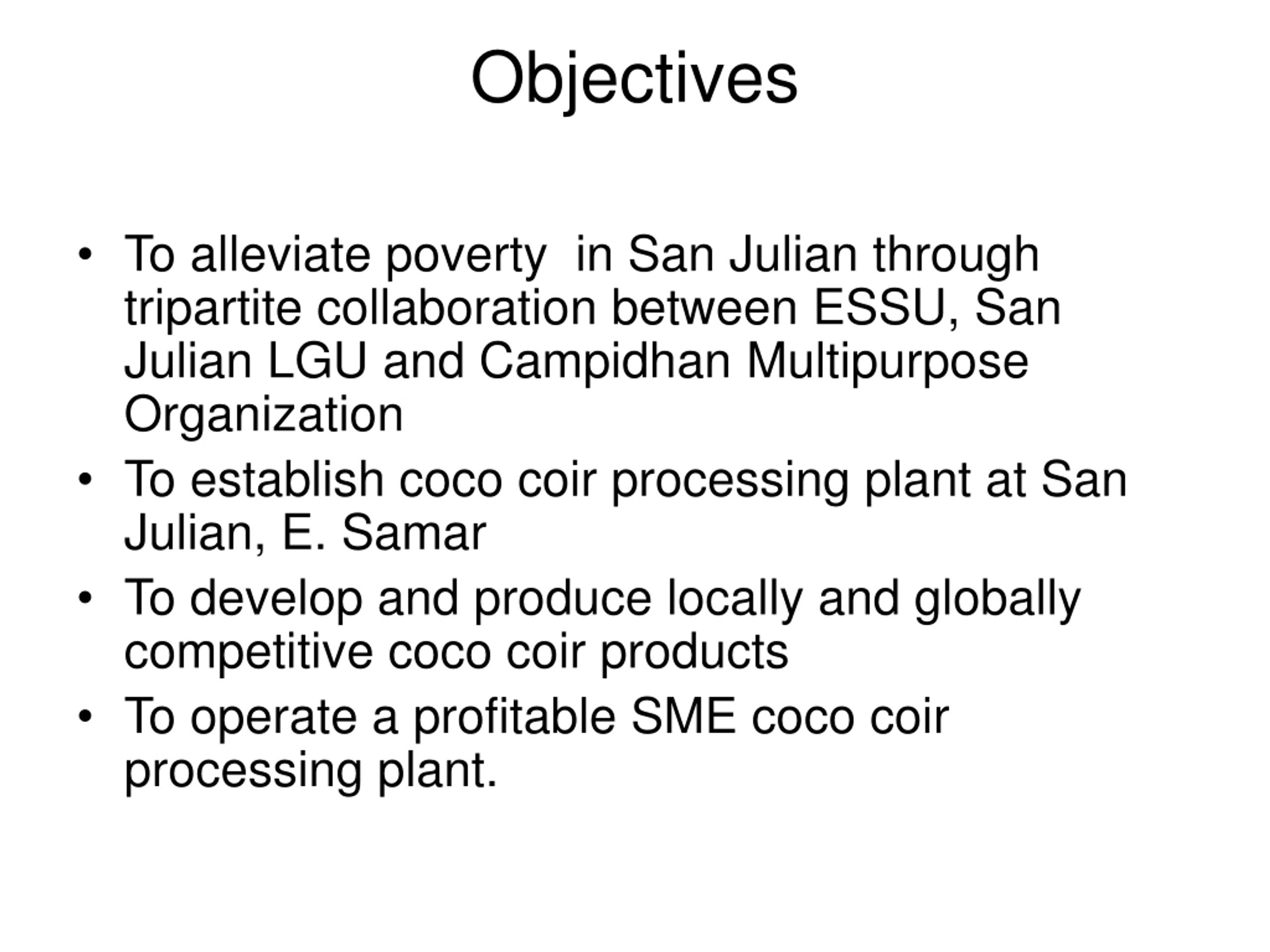 business plan for coir industry