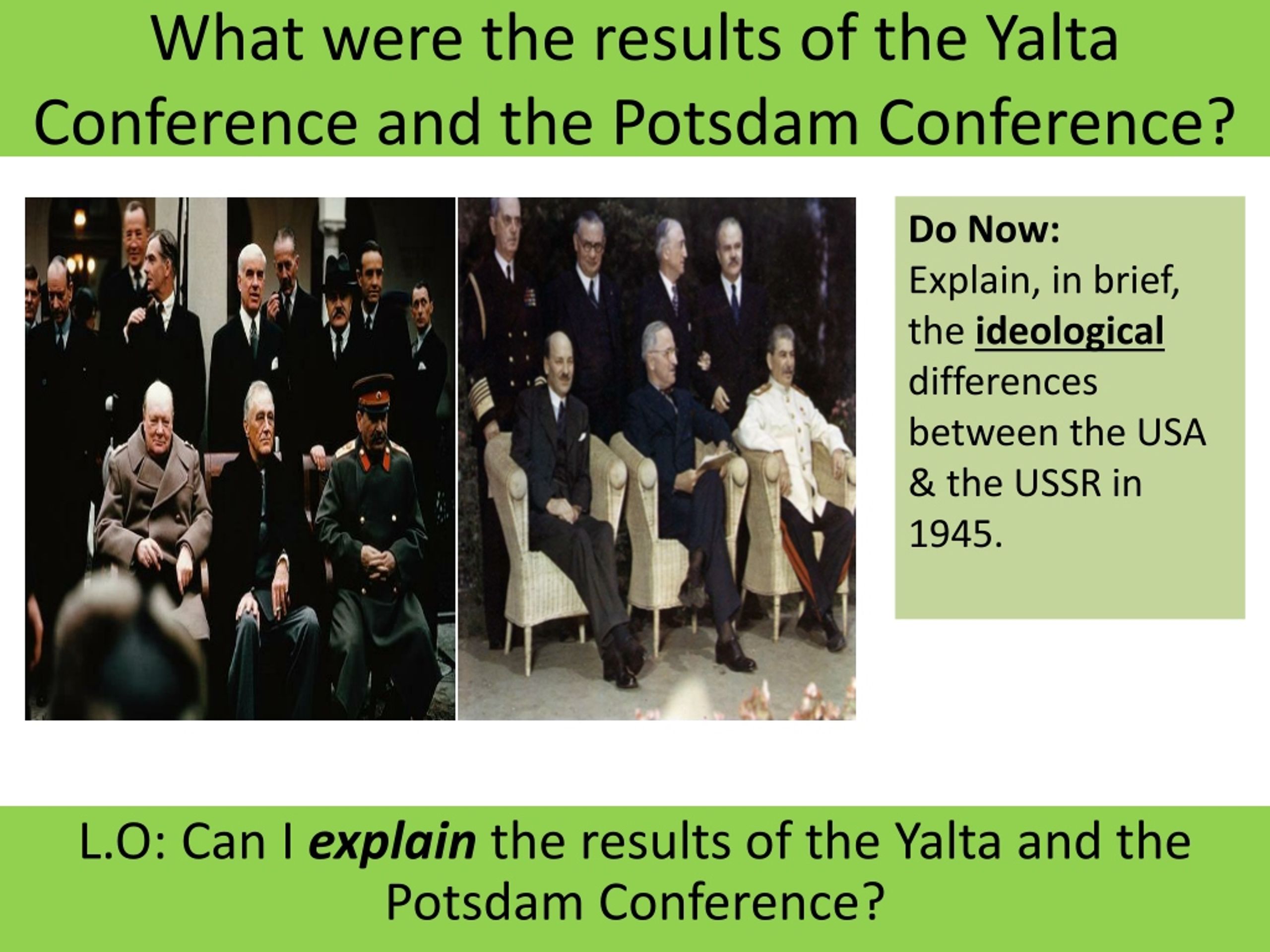 PPT What were the results of the Yalta Conference and the Potsdam