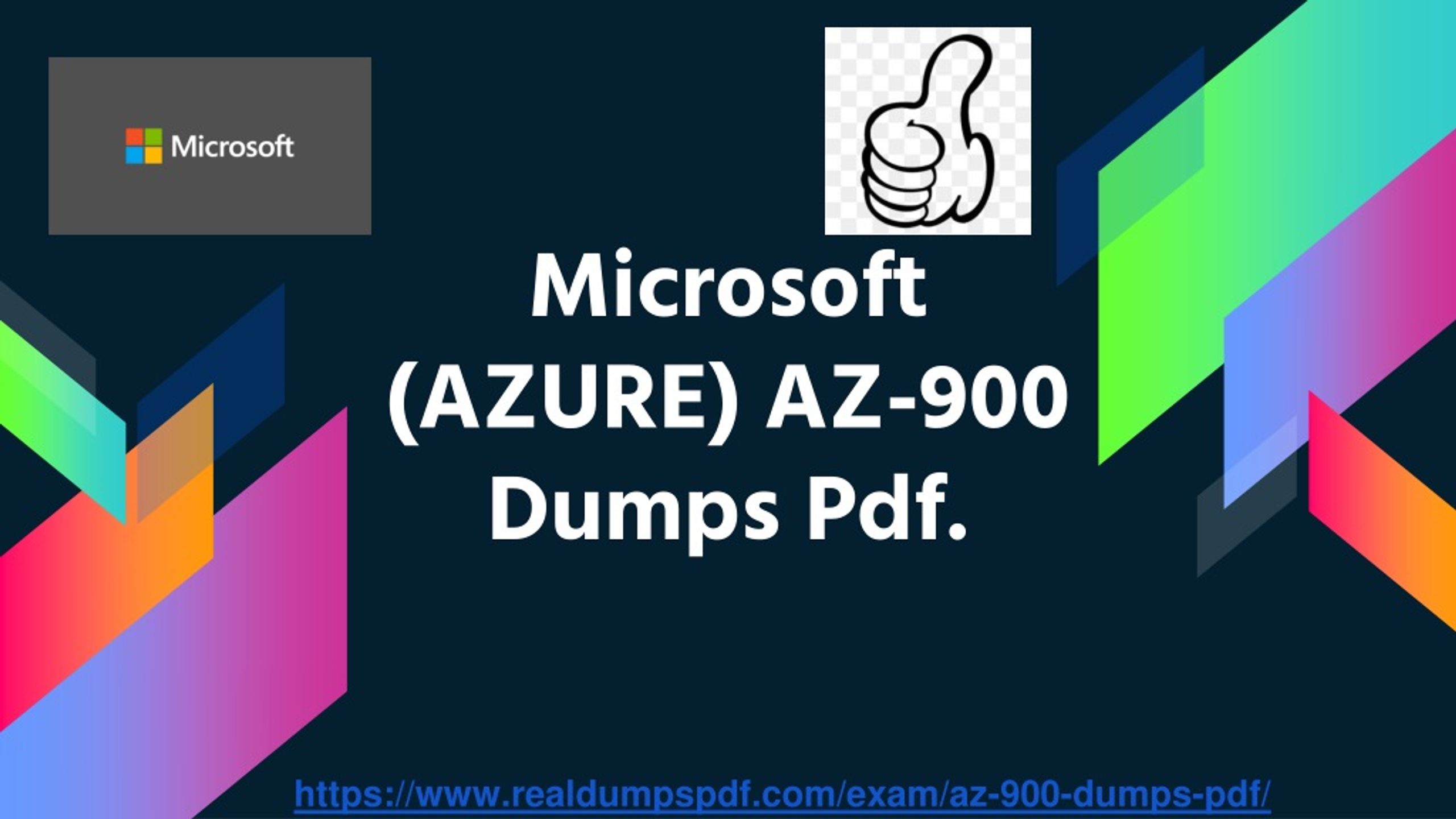 PPT Microsoft (AZURE) AZ900 Dumps Pdf A Successive Way To Get High