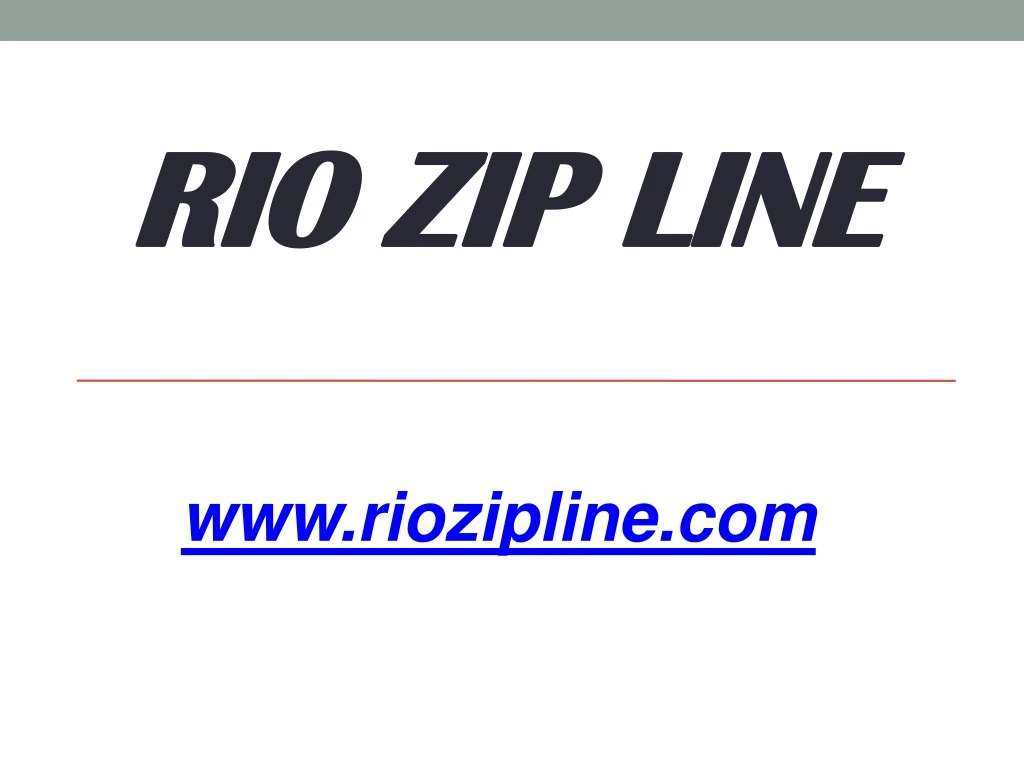 rio zip line n.