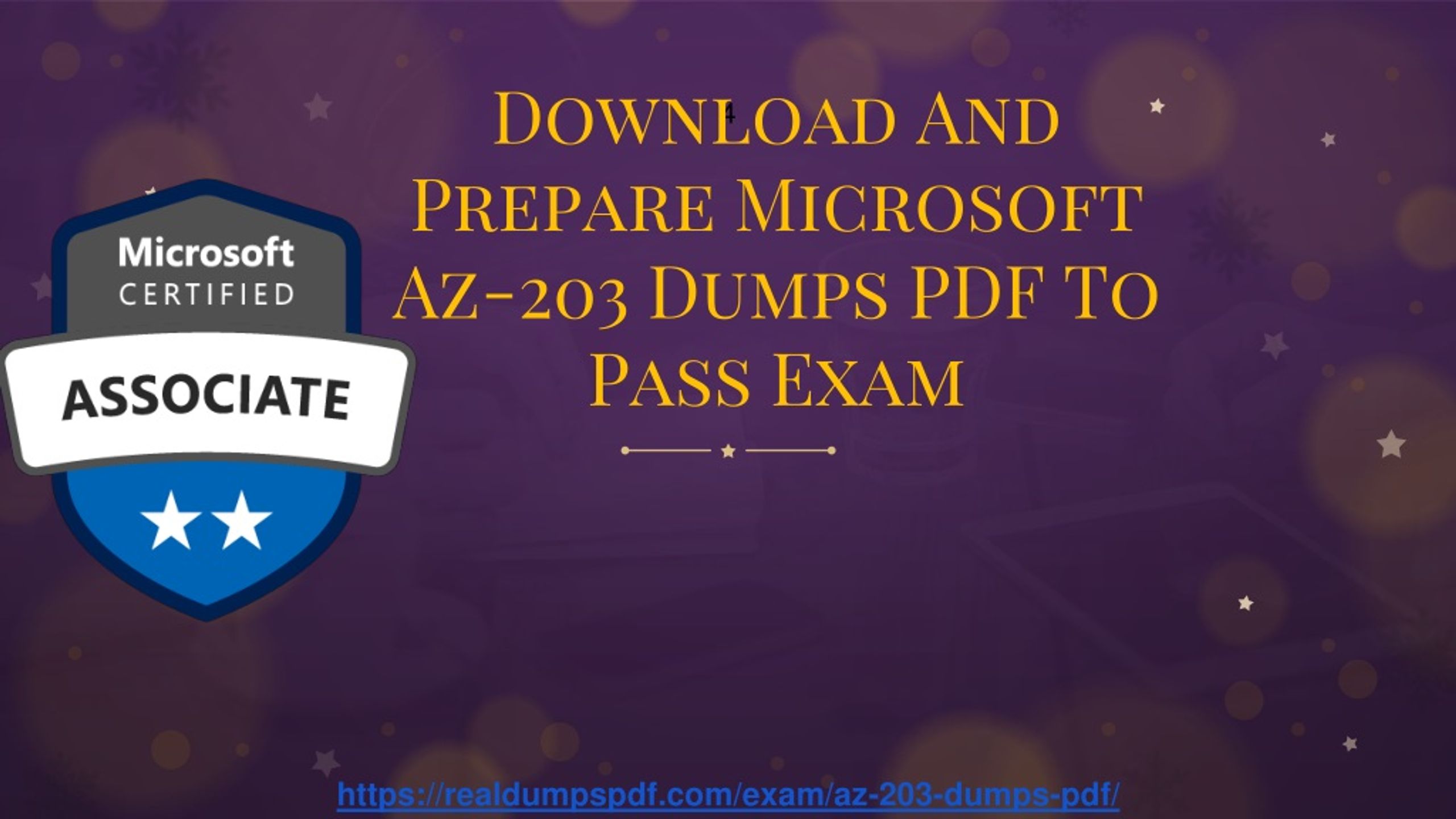 PPT - Microsoft (AZURE) AZ-203 Dumps Pdf | Want To Get Sns-Brigh10