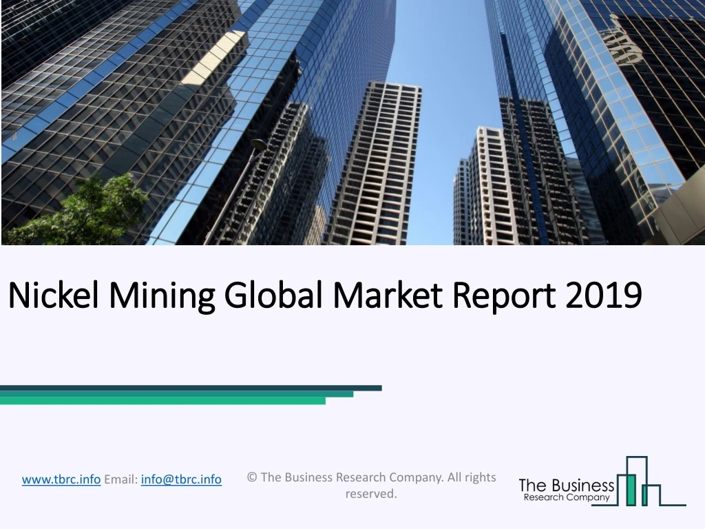 nickel mining nickel mining global market report n.