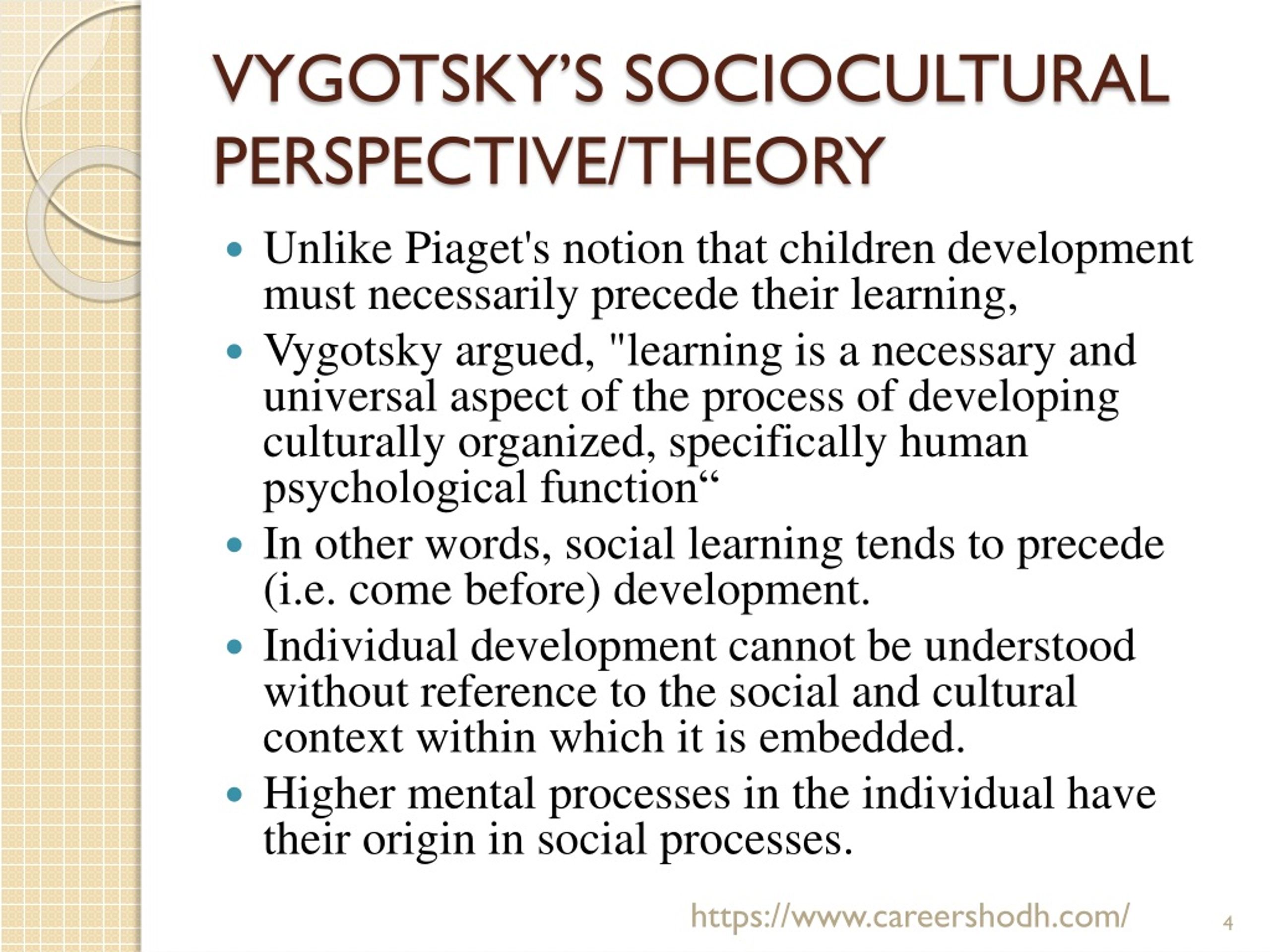 PPT Lev Vygotsky 1896 1934 PowerPoint Presentation free