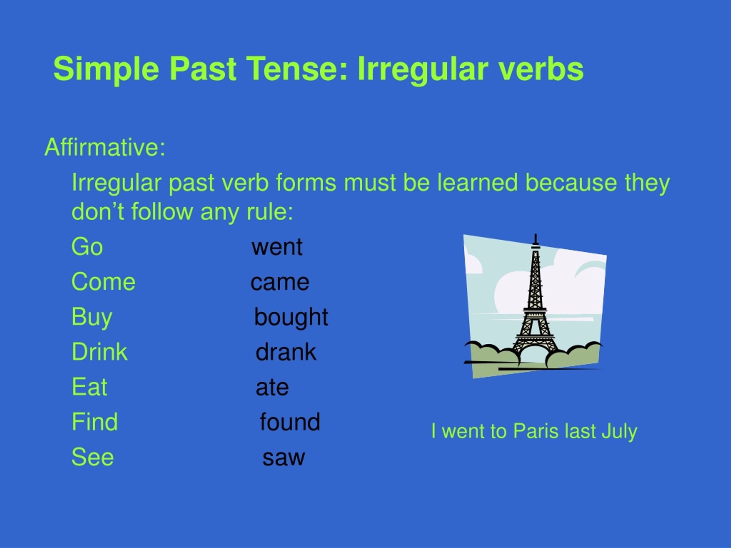 Irregular past tenses. Past simple Irregular verbs правило. Паст Симпл Irregular. Past Tense Irregular verbs. Irregular past Tense.