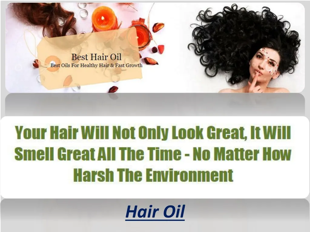 hair oil n.