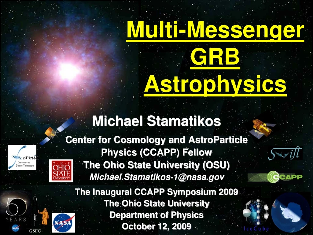 Ppt Multi Messenger Grb Astrophysics Powerpoint Presentation Free Download Id