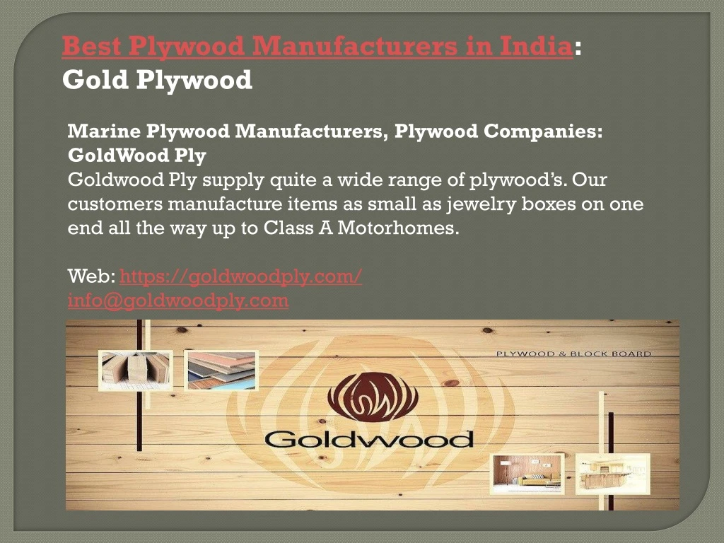 best plywood manufacturers in india gold plywood n.