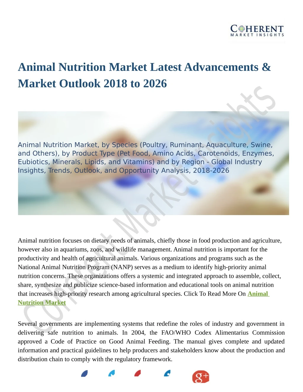 animal nutrition market latest advancements n.