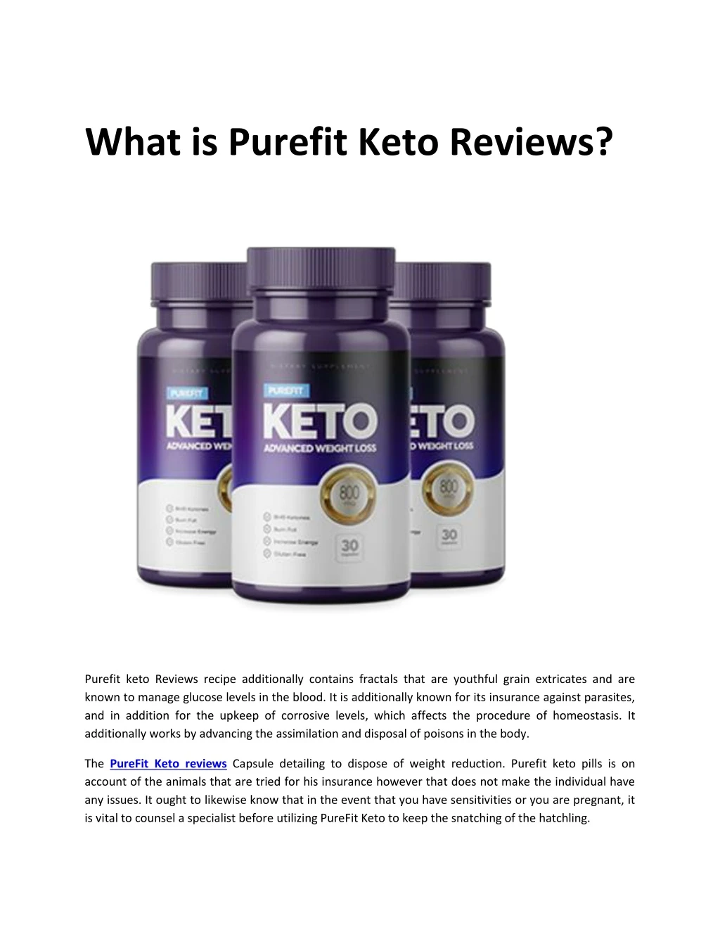 what is purefit keto reviews n.