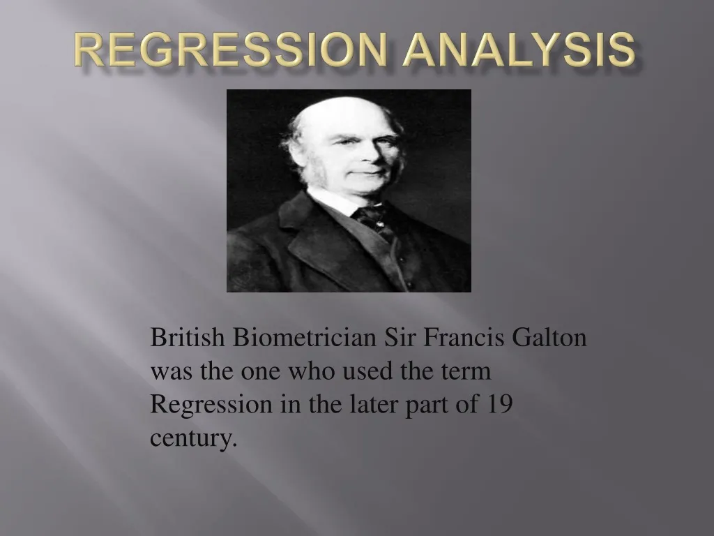 regression analysis n.