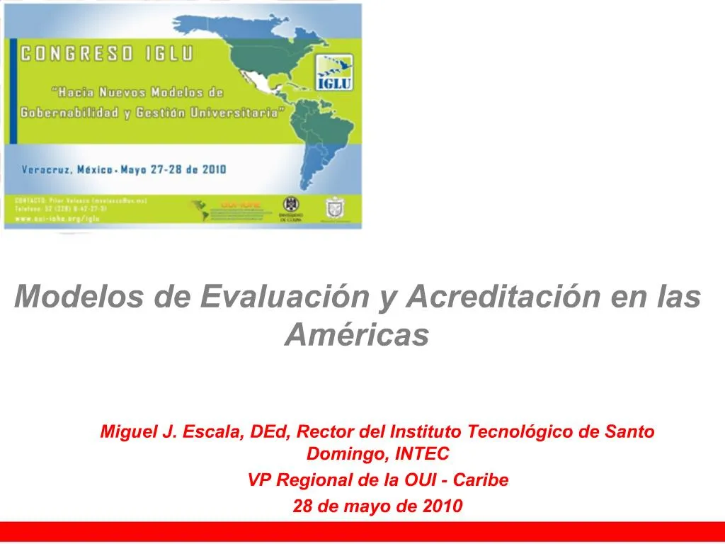 PPT - Modelos De Evaluaci N Y Acreditaci N En Las Am Ricas PowerPoint ...