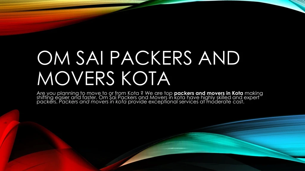om s ai packers and movers kota n.