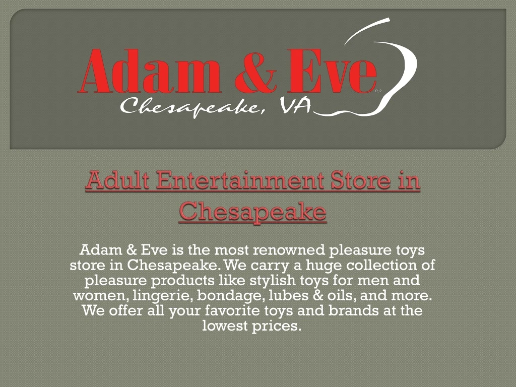adult entertainment store in chesapeake n.
