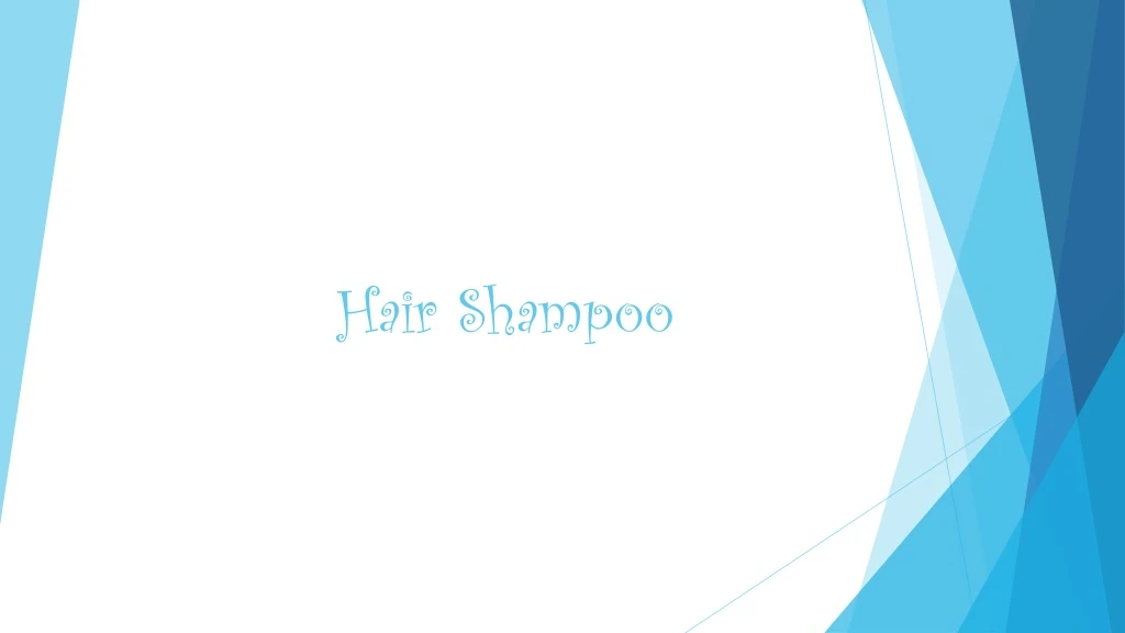 hair shampoo n.
