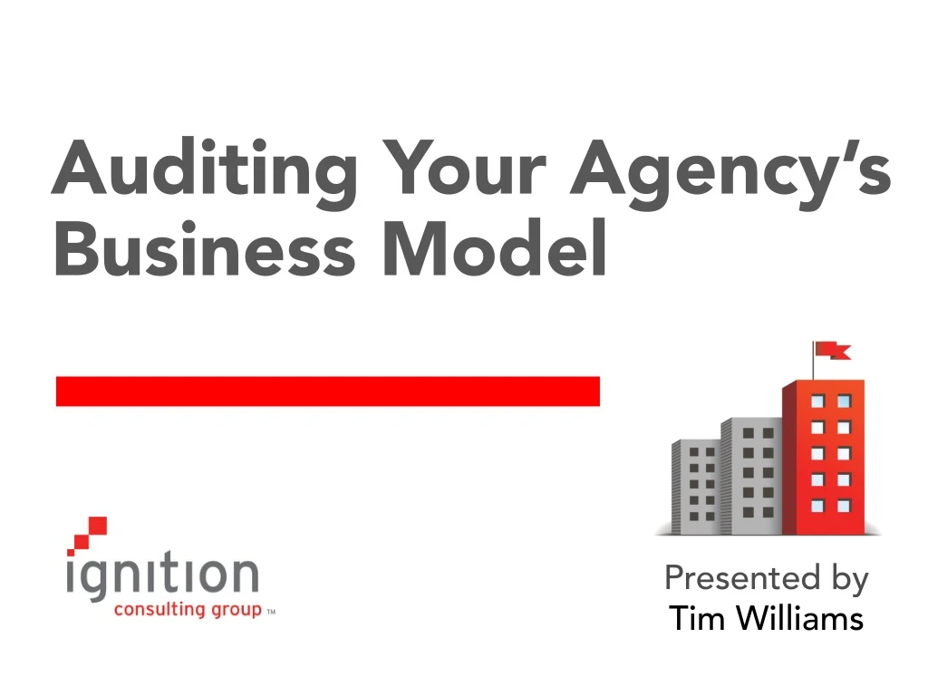 auditing your agency s business model n.