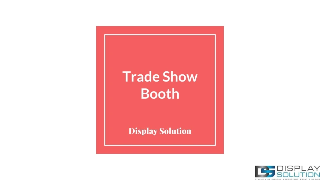 trade show booth n.