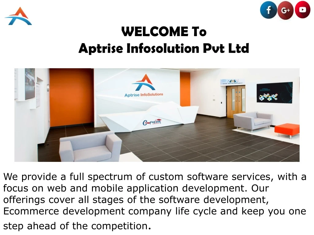 welcome to aptrise infosolution pvt ltd n.