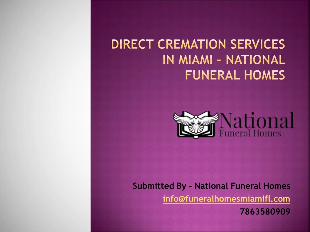 direct cremation services in miami national funeral homes n.