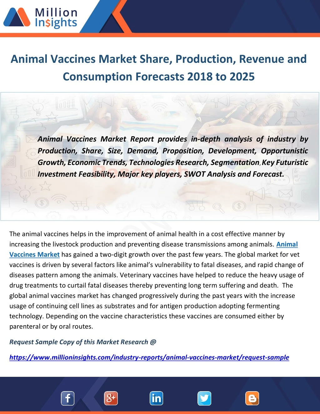 animal vaccines market share production revenue n.