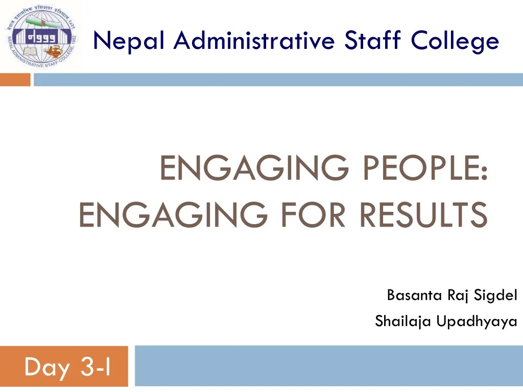 engaging people engaging for results n.