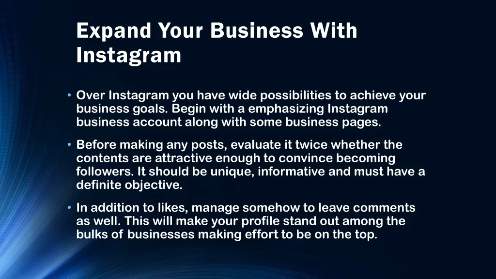 expan!   d your business with instagram - ppt buy instagram followers review get!    ready for success