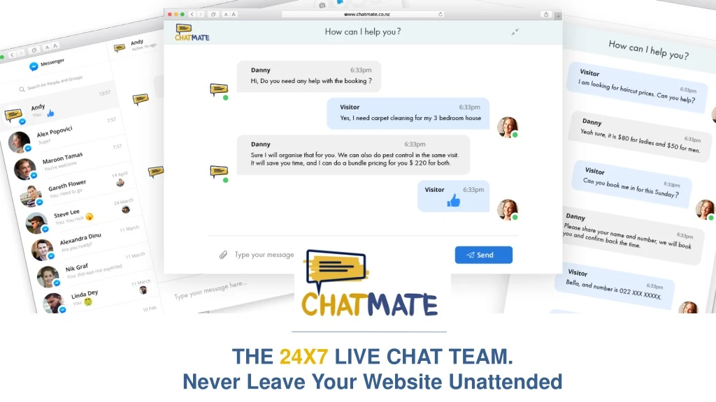 the 24x7 live chat team never leave your website n.