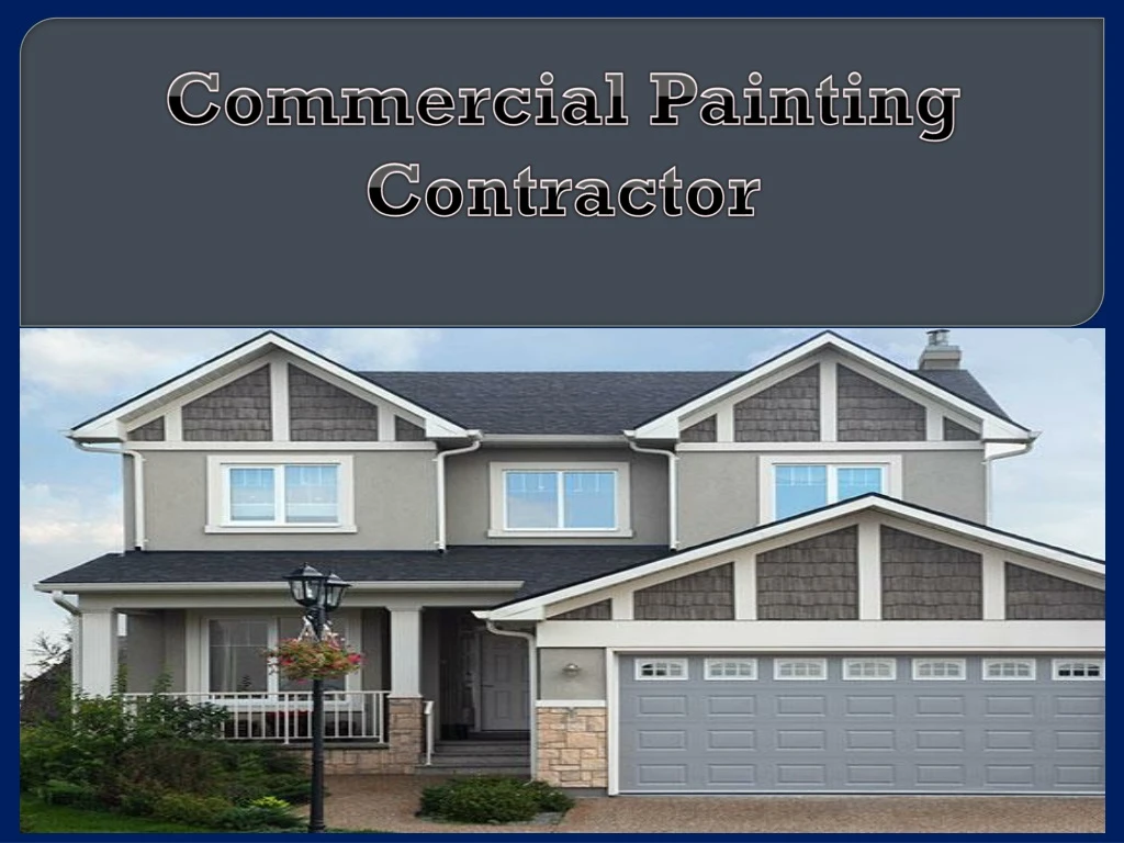 commercial painting contractor n.