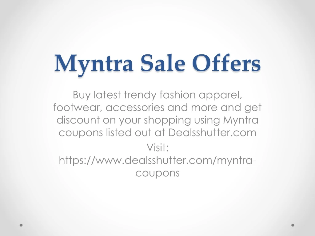 myntra sale offers n.