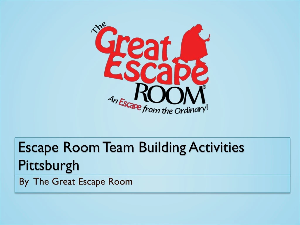 escape room team building activities pittsburgh n.