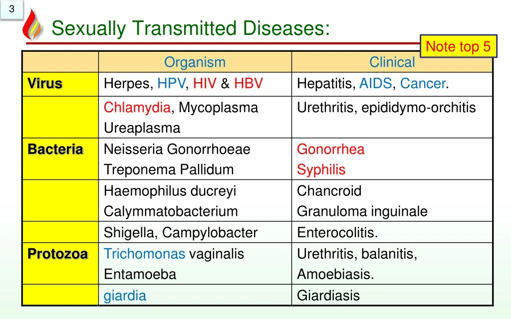 Ppt Pathology Of Std Sexually Transmitted Disorders Powerpoint 