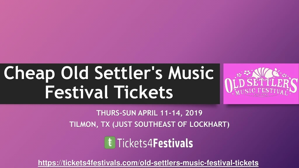 cheap old settler s music festival tickets n.
