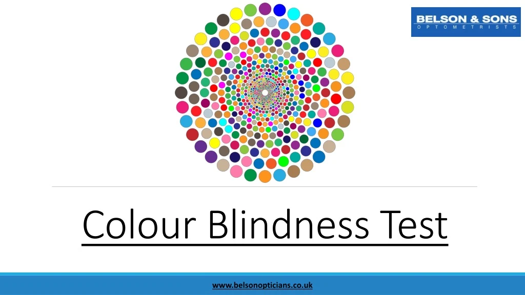 colour blindness test n.