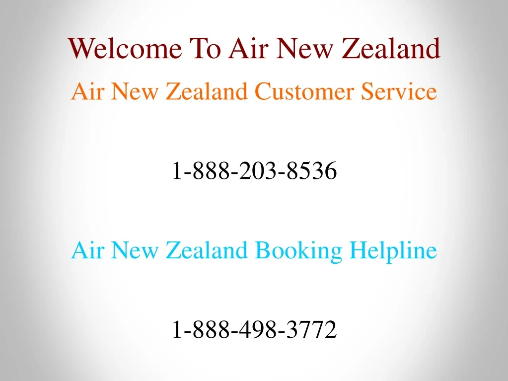 welcome to air new zealand n.