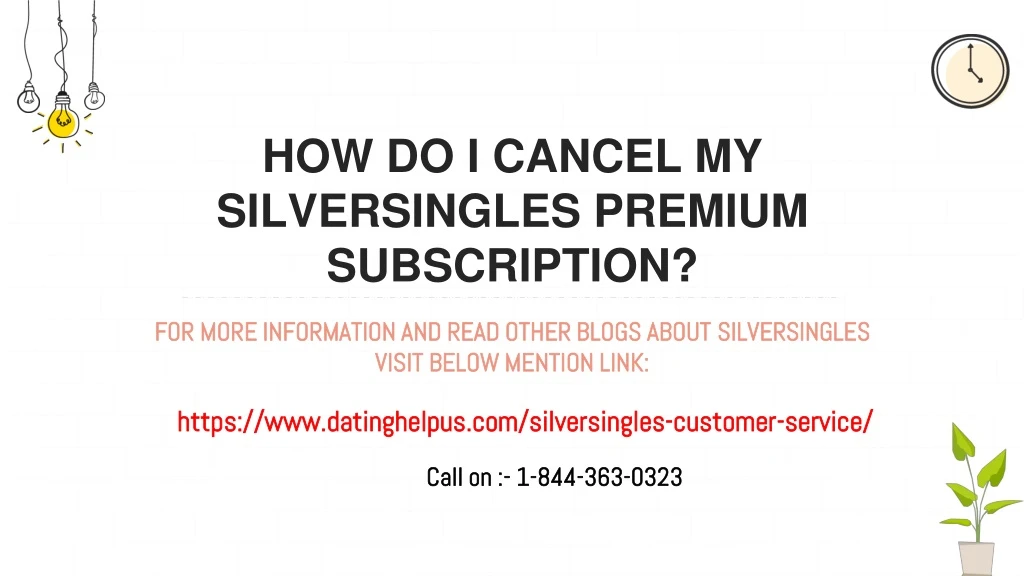 how do i cancel my silversingles premium subscription n.