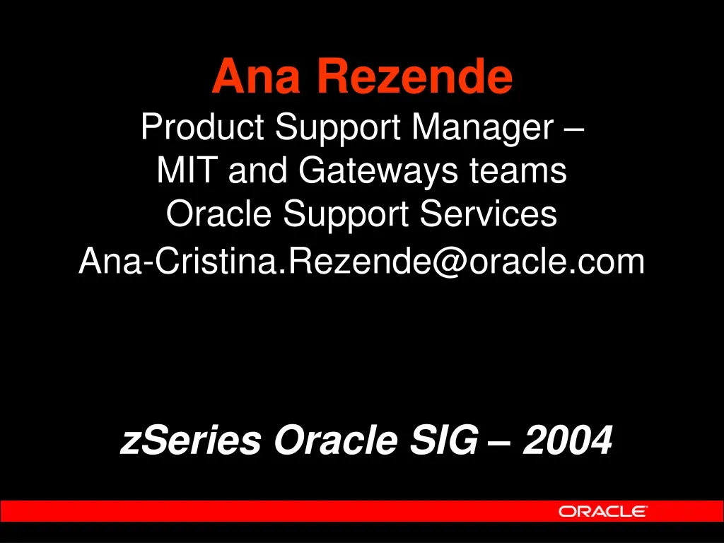 ana rezende product support manager n.