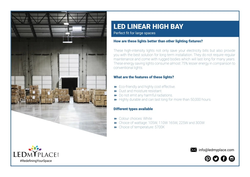 led linear high bay perfect fit for large spaces n.
