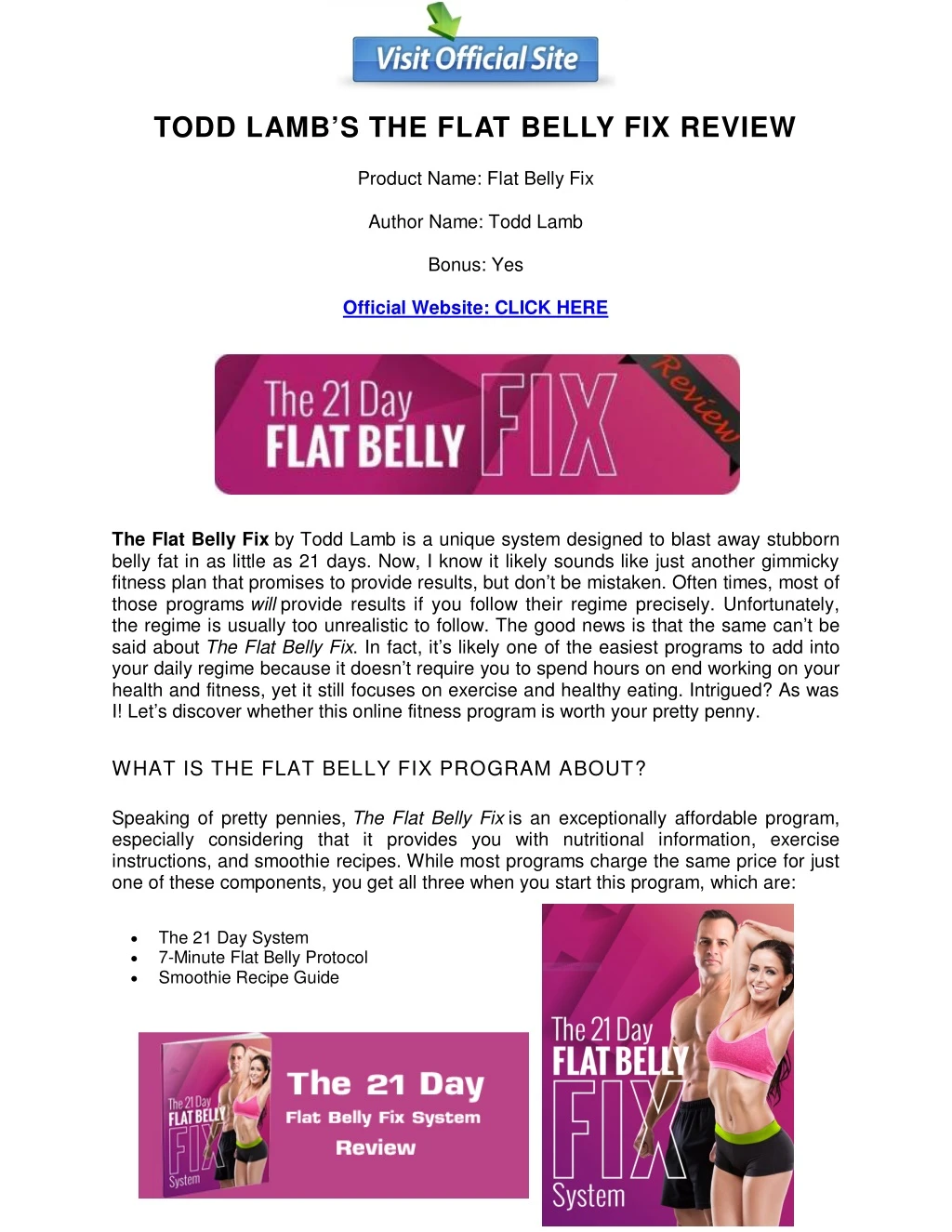 todd lamb s the flat belly fix review n.