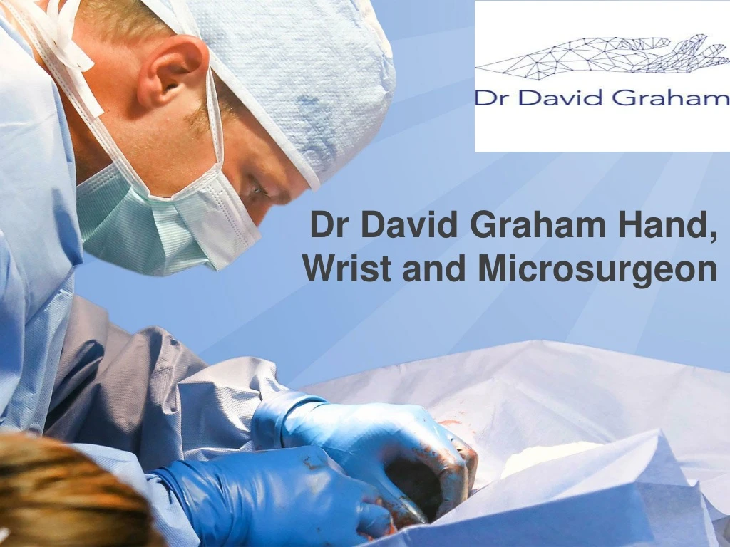 dr david graham hand wrist and microsurgeon n.