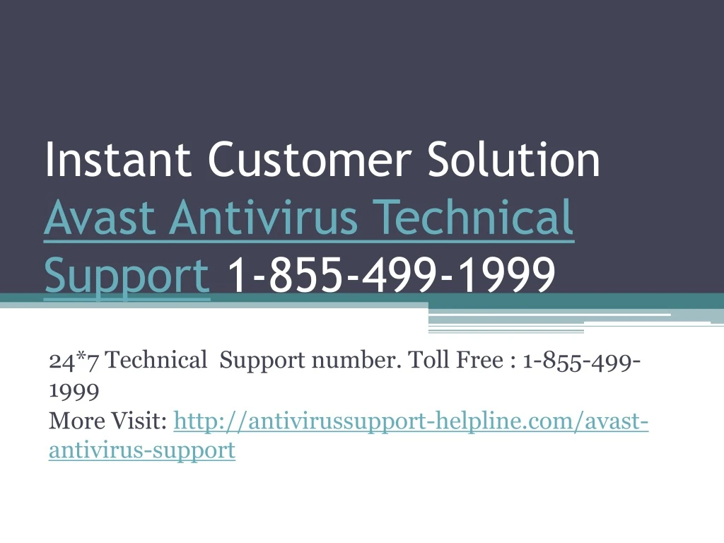 instant customer solution avast antivirus technical support 1 855 499 1999 n.