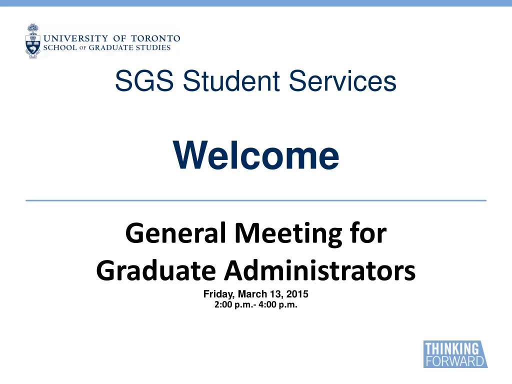 sgs student services welcome n.