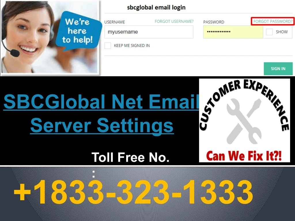 PPT SBCGlobal Email Server Settings PowerPoint Presentation Free 