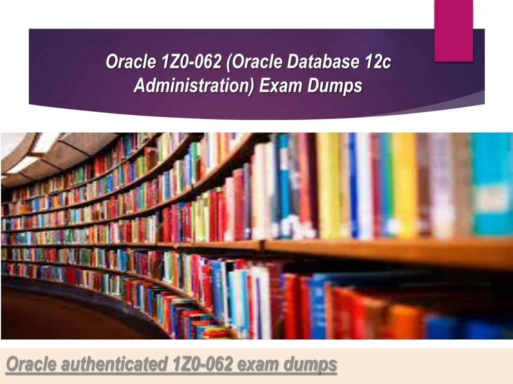 oracle 1z0 062 oracle database 12c administration exam dumps n.
