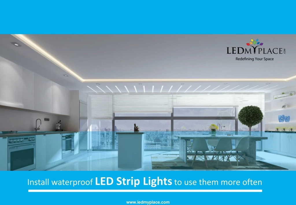 install waterproof led s trip l ights to use them n.