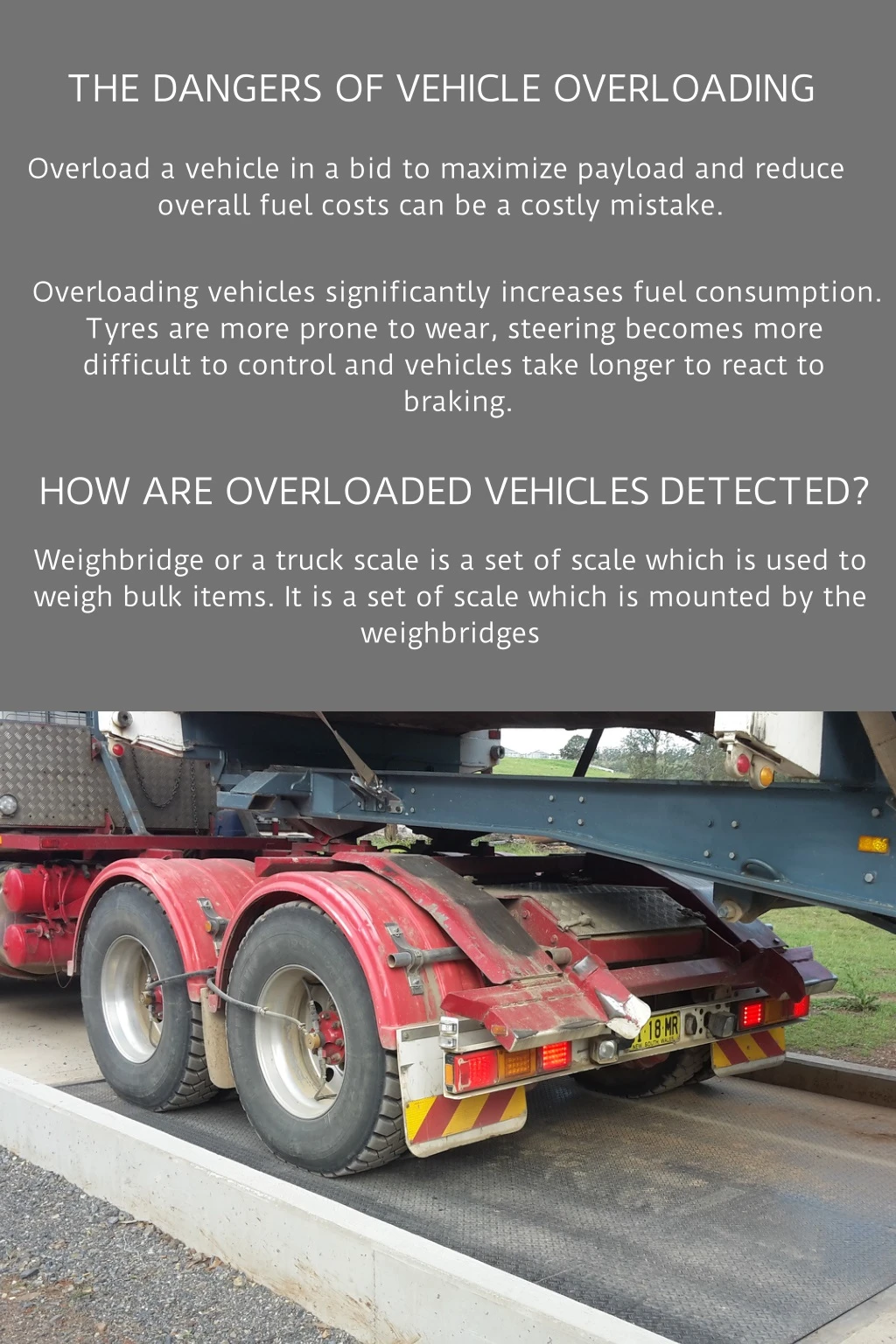 the dangers of vehicle overloading n.