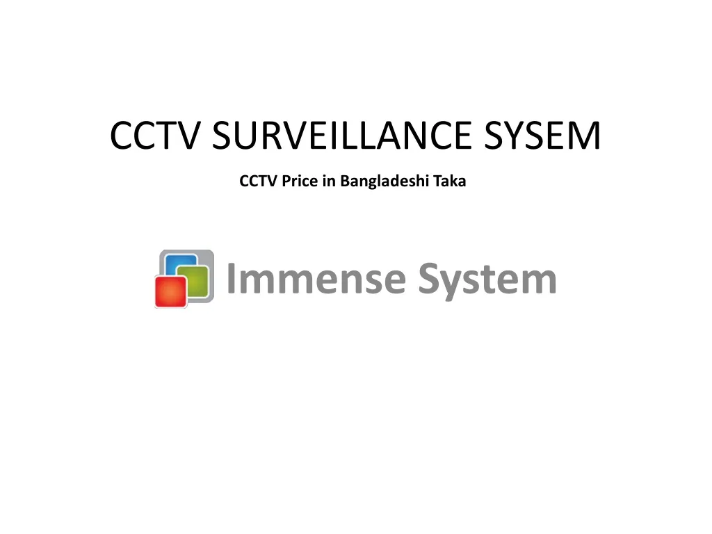 cctv surveillance sysem n.